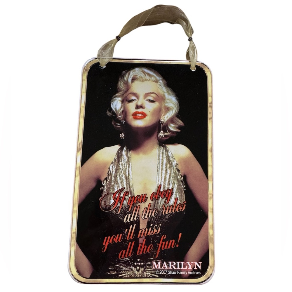 Marilyn Monroe | 5x8 ceramic sign